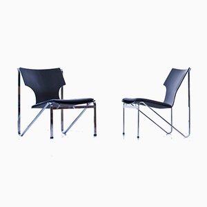 Easy Chairs by Sigurd Persson for Åry Stålmöbler, 1960s, Set of 2-KO-635256