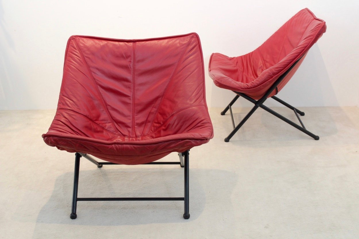 Easy Chairs by Teun Van Zanten for Molinari, 1970s, Set of 2