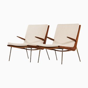 Easy Chairs in Teak attributed to Peter Hvidt & Orla Mølgaard-Nielsen, 1950s, Set of 2-SC-2022136