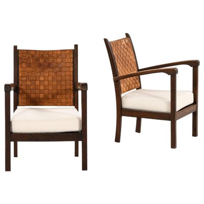 Easy Chairs, Sweden, 1940s, Set of 2-SC-1446539