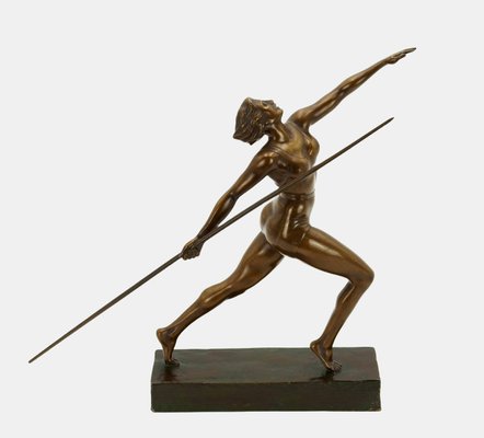 Eberhard Encke, Female Javelin Thrower, 1932, Bronze-TPH-2038090