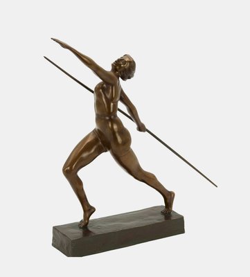 Eberhard Encke, Female Javelin Thrower, 1932, Bronze-TPH-2038090