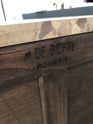 Ebonized Chest of Drawers with Bronze Elements from De Beyne Roubaix-BA-1535404