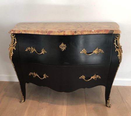 Ebonized Chest of Drawers with Bronze Elements from De Beyne Roubaix-BA-1535404