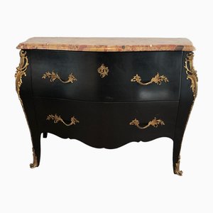 Ebonized Chest of Drawers with Bronze Elements from De Beyne Roubaix-BA-1535404