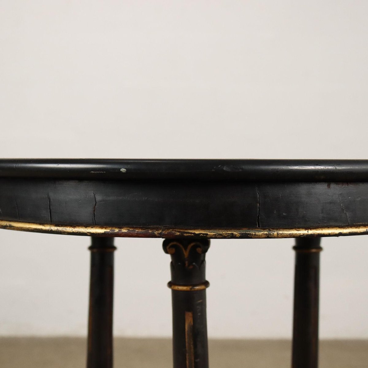 Ebonized Coffee Table with Top in Various Marbles