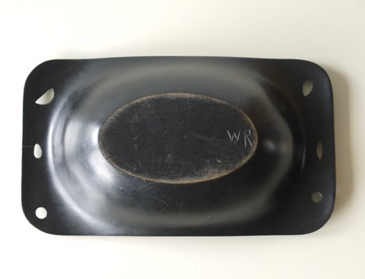 Ebonized Wood Bowl by Willem Rädecker, 1920s-MB-565664