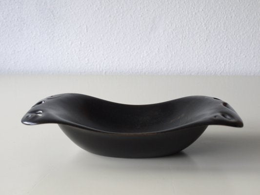 Ebonized Wood Bowl by Willem Rädecker, 1920s-MB-565664