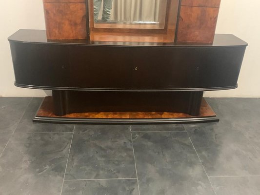 Ebony and Burr Sideboard, 1930s-IJR-859459