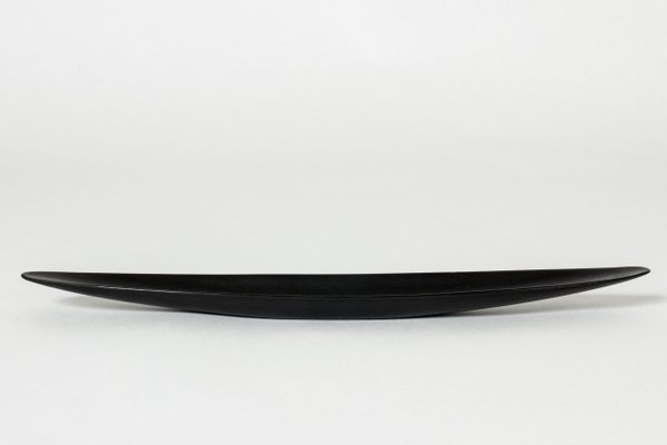 Ebony Bowl by Johnny Mattsson, 1950s-NL-1728548