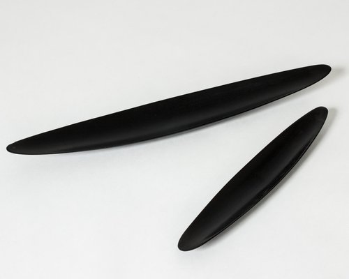 Ebony Bowl by Johnny Mattsson, 1950s-NL-1728548