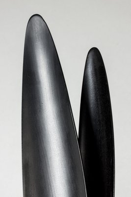 Ebony Bowl by Johnny Mattsson, 1950s-NL-1728548