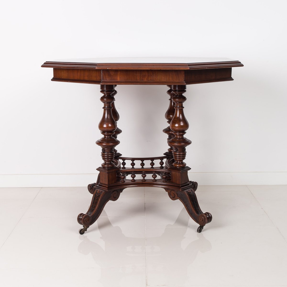 Eclectic Living Room Table, Poland, 19th Century