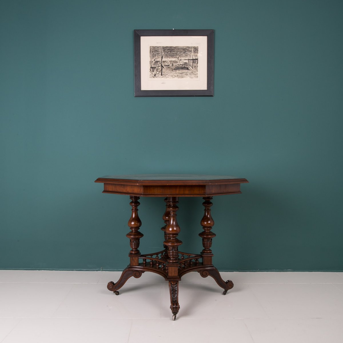 Eclectic Living Room Table, Poland, 19th Century