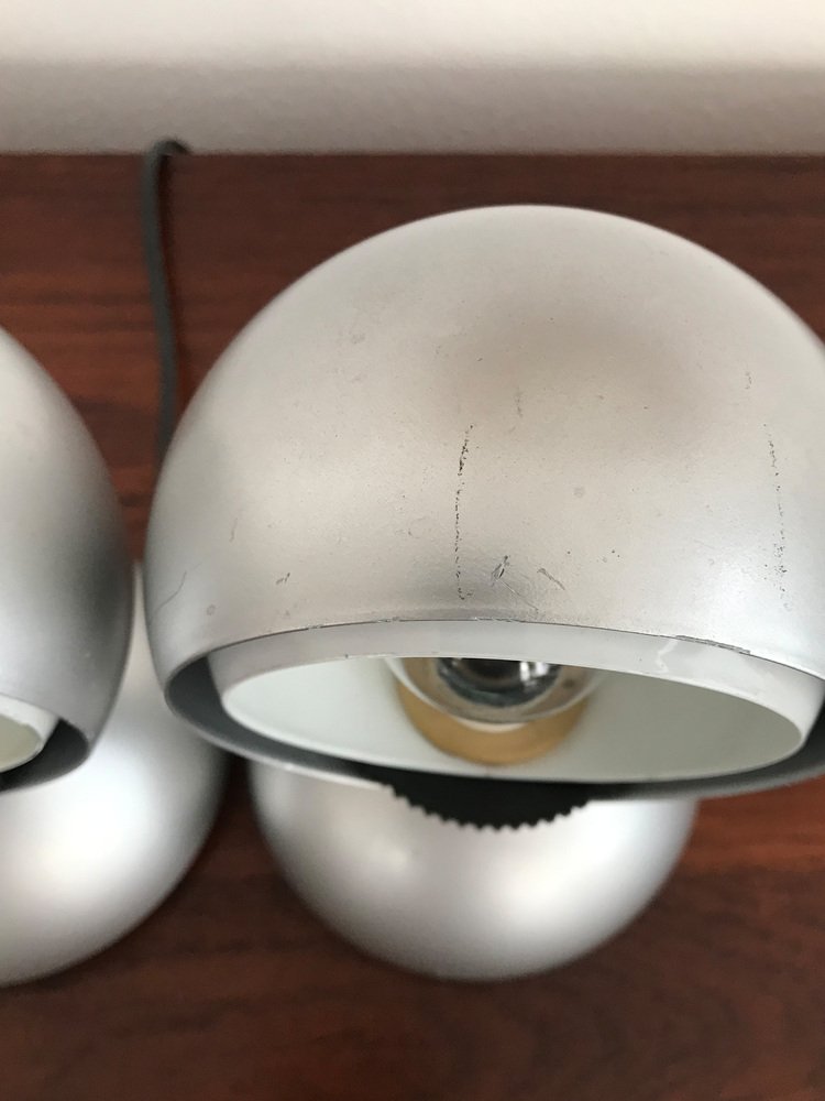 Eclisse Table Lamps by Vico Magistretti for Artemide, 1960s, Set of 2