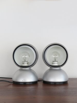 Eclisse Table Lamps by Vico Magistretti for Artemide, 1960s, Set of 2