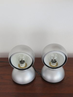 Eclisse Table Lamps by Vico Magistretti for Artemide, 1960s, Set of 2-CC-1637453