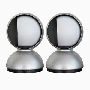 Eclisse Table Lamps by Vico Magistretti for Artemide, 1960s, Set of 2-CC-1637453