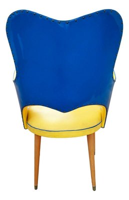 Eco Leather Chair by Gastone Rinaldi, 1950s-FIP-1299824