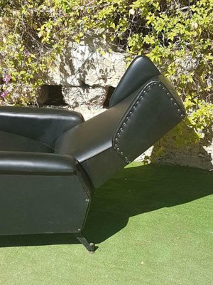 Eco-Leather Reclining Armchair, 1970s-FIP-1155622