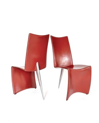 Ed Archer Chairs by Philippe Starck for Driade, 1986, Set of 2-RXZ-1763416