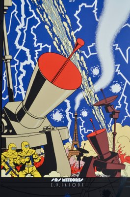 Edgar P. Jacobs, SOS Meteors, 1992, Serigraph-KHH-1208312