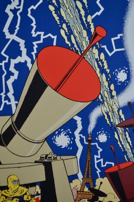 Edgar P. Jacobs, SOS Meteors, 1992, Serigraph-KHH-1208312