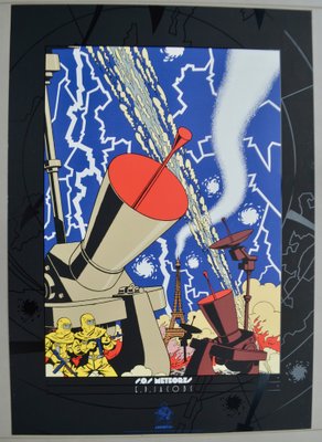 Edgar P. Jacobs, SOS Meteors, 1992, Serigraph-KHH-1208312