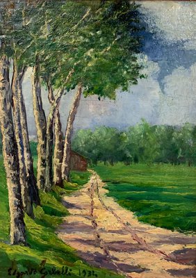 Edgardo Corbelli, Spring Landscape, 1934-QUE-944000