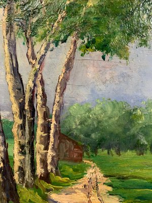 Edgardo Corbelli, Spring Landscape, 1934-QUE-944000