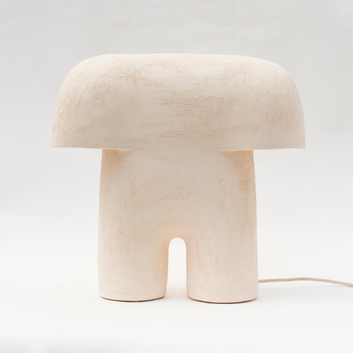 Edifice #48 Stoneware Lamp by Elisa Uberti