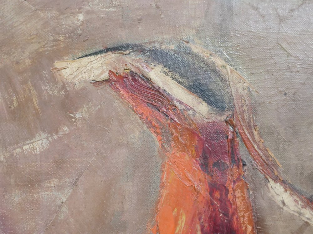 Edith Ferullo, Die drei Krüge, Oil on Canvas, 1961