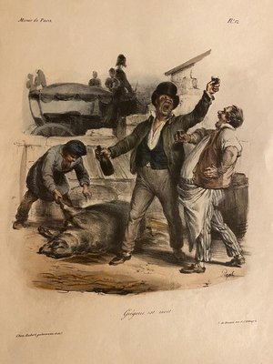 Edme-Jean Pigal, Gregoire Is Dead!, Lithograph, 19th Century-ZCI-871549