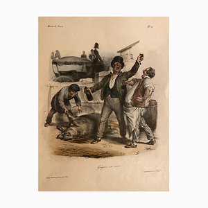 Edme-Jean Pigal, Gregoire Is Dead!, Lithograph, 19th Century-ZCI-871549