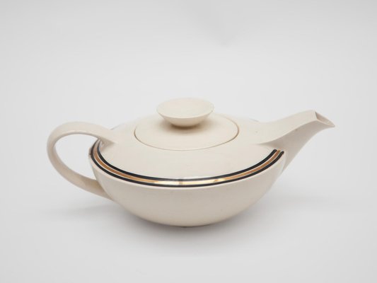 Edmond Bellefroid Tea Set attributed to Petrus Regout Maastricht, Bauhaus, Dutch Art Deco, 1924, Set of 25-KL-1769270