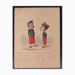 Edmond Lavrate, Sergeant, Drawing, 19th Century-ZCI-1759264