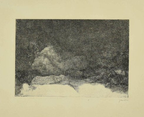 Edo Janich, Woman Figure, Etching, 1970s-ZCI-871536