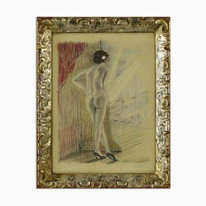 Édouard Chimot, Model in Theatre, Lithograph, Early 20th Century-ZCI-1770160