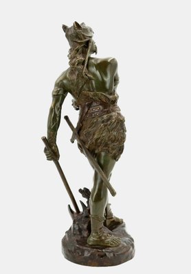 Edouard Drouot, the Gallic Warlord Vercingetorix, 1915, Bronze-TPH-2018475