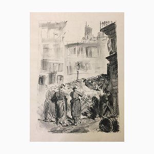 Édouard Manet, La Barricade, Lithograph, 1871-ZCI-1769925