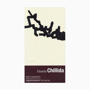 Eduardo Chillida, Abstract Composition Exhibition Poster, Offset Lithograph, 2011-NRC-1822074