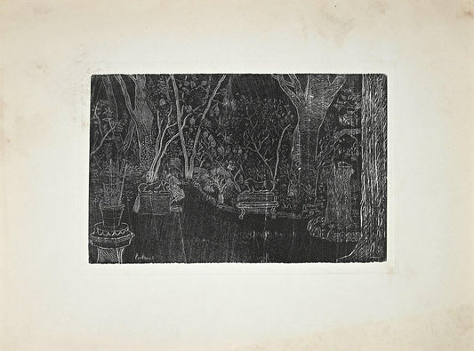 Eduardo Paolozzi, Price, Garden, Etching, Late 20th Century