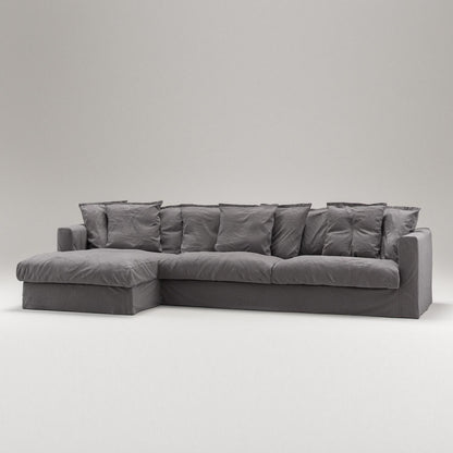 Decotique Le Grand Air 3-Seater Sofa Chaise Left Grey