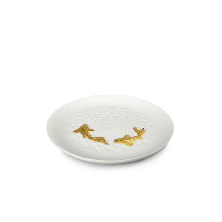 Koi Plate by Lladró #Golden Luster