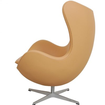 Egg Chair in Nature Nevada Aniline Leather by Arne Jacobsen for Fritz Hansen, 2000s-MTD-1746779