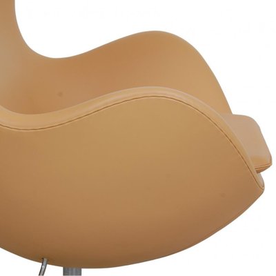 Egg Chair in Nature Nevada Aniline Leather by Arne Jacobsen for Fritz Hansen, 2000s-MTD-1746779