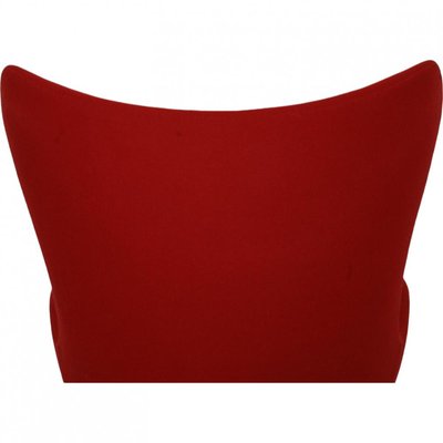 Egg Chair in Red Fabric by Arne Jacobsen-MTD-2017020