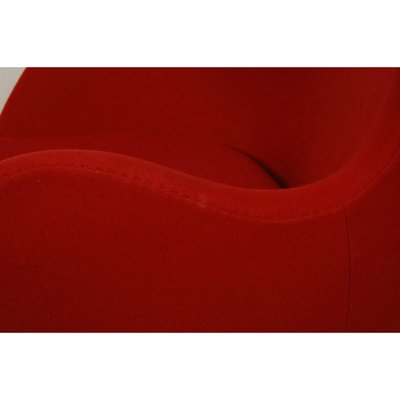 Egg Chair in Red Fabric by Arne Jacobsen-MTD-2017020