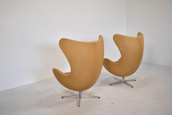 Egg Chairs by Arne Jacobsen for Fritz Hansen, 1960s, Set of 2-TEA-1384049