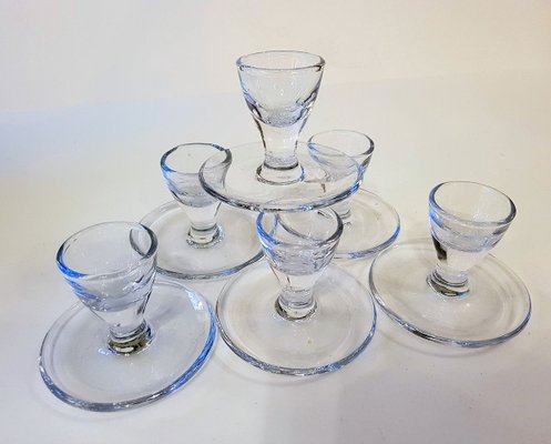 Egg Cups by Per Lütken for Holmegaard, 1950s, Set of 6-QDP-838740